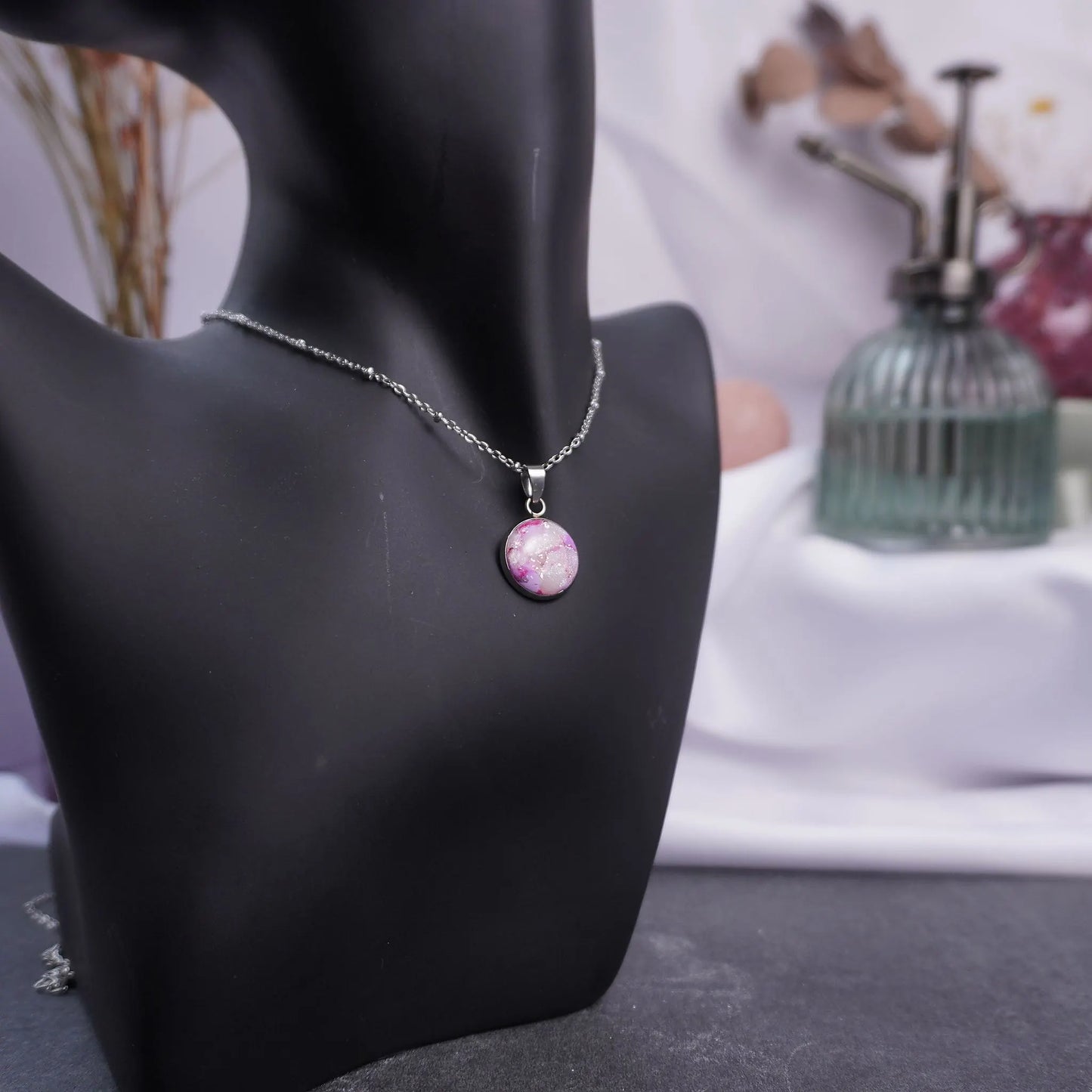 Kette mit rundem Anhänger (Crisy)
