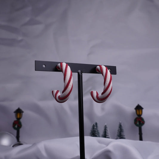 Kreisförmige Ohrringe (X-Mas)