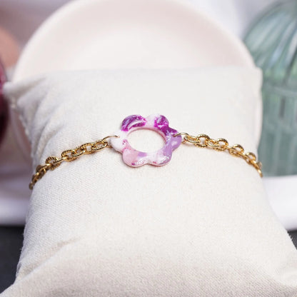 Armband mit Blumenform (Crisy)