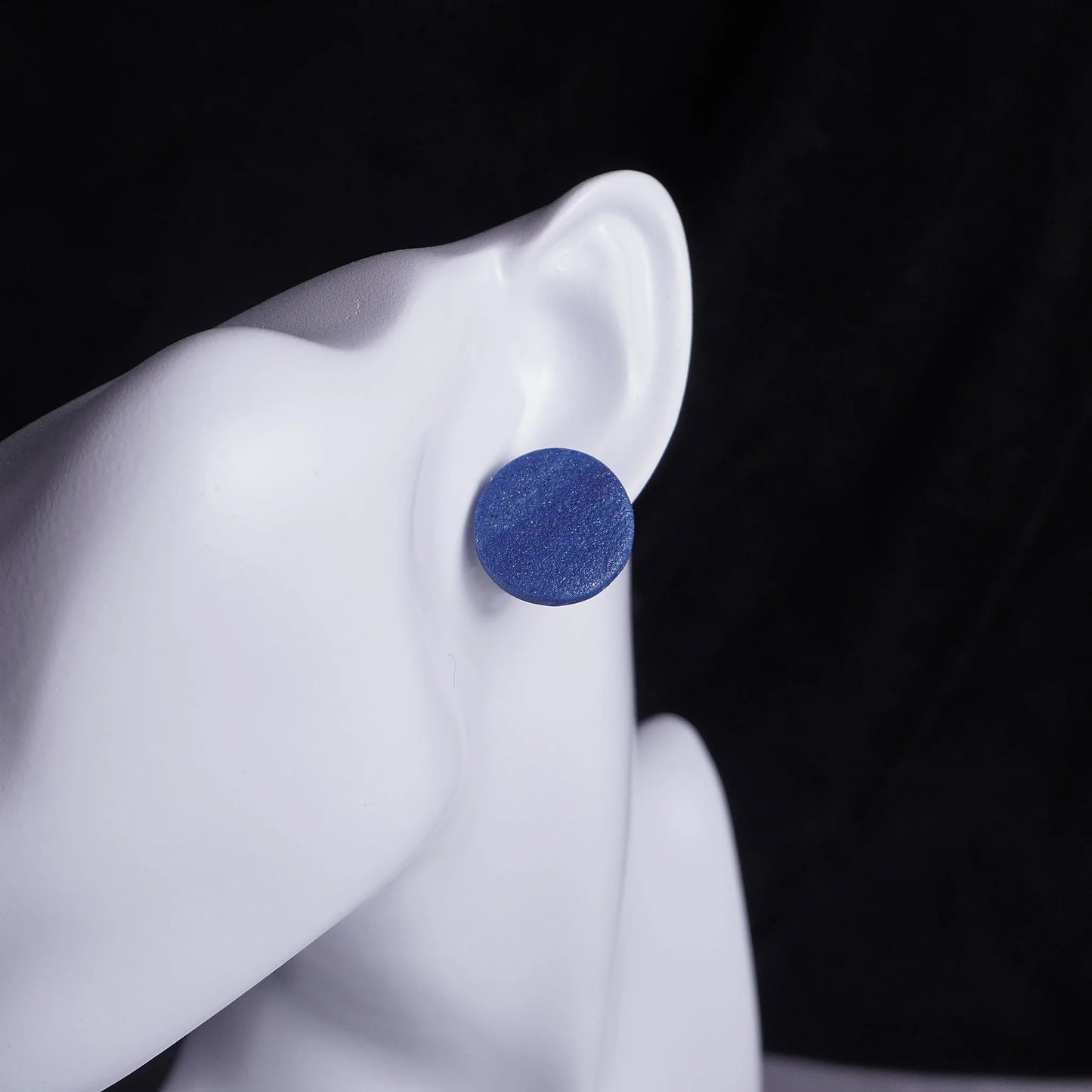 Matte runde Ohrringe (Galaxy)