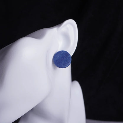 Matte runde Ohrringe (Galaxy)