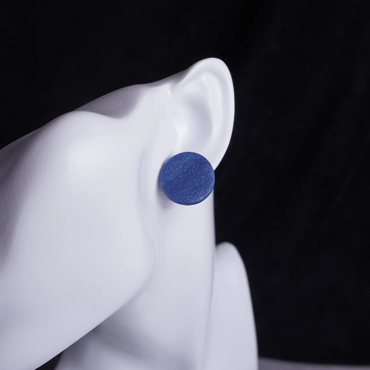 Matte runde Ohrringe (Galaxy)