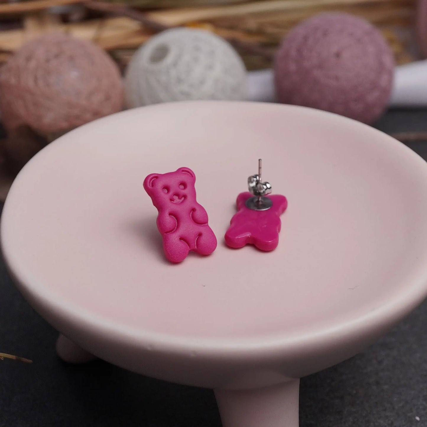Pinke Bären Ohrringe (Basics)