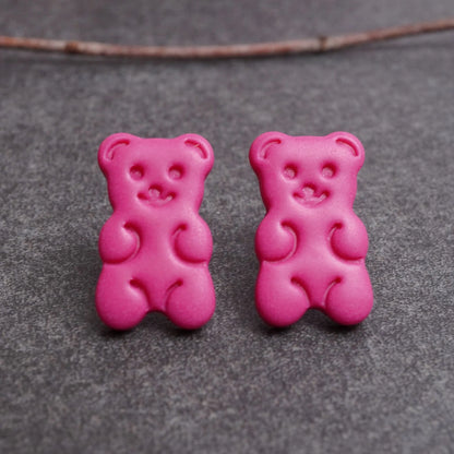 Pinke Bären Ohrringe (Basics)