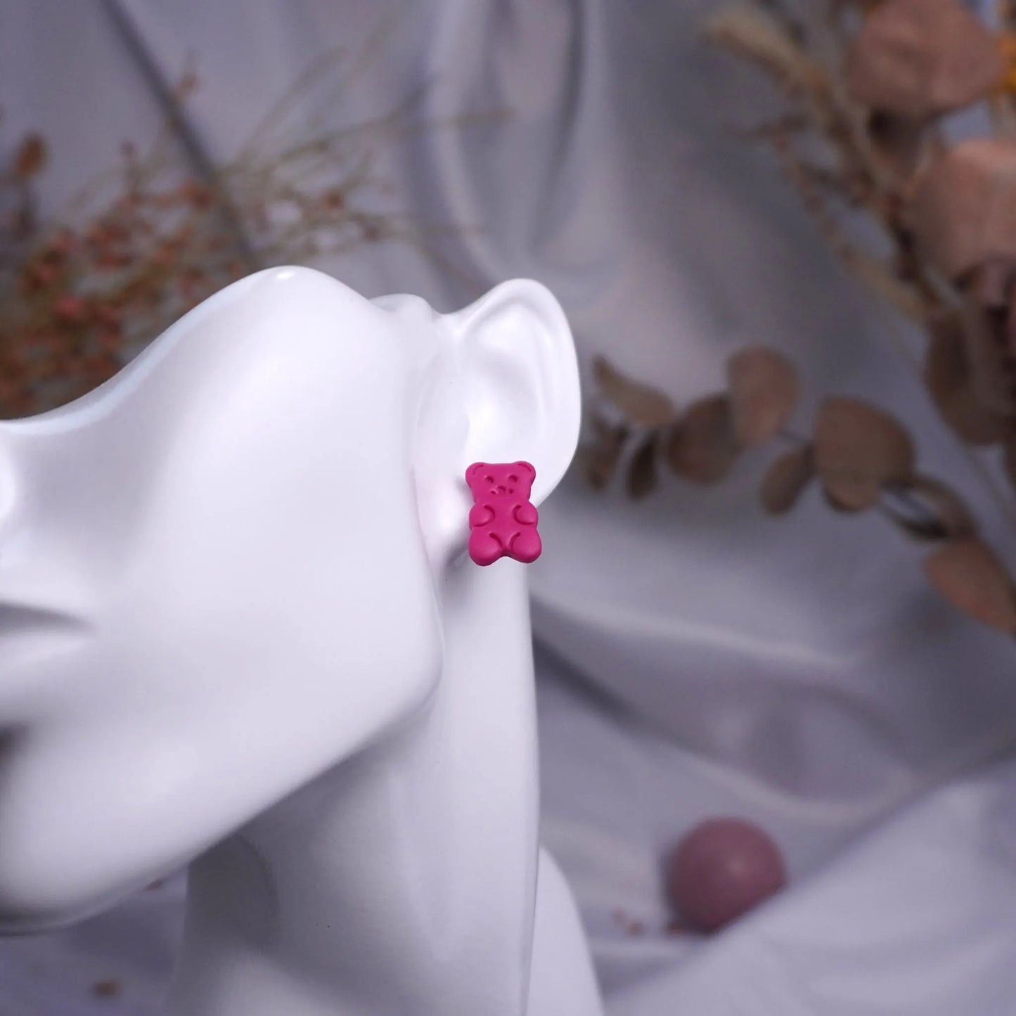 Pinke Bären Ohrringe (Basics)