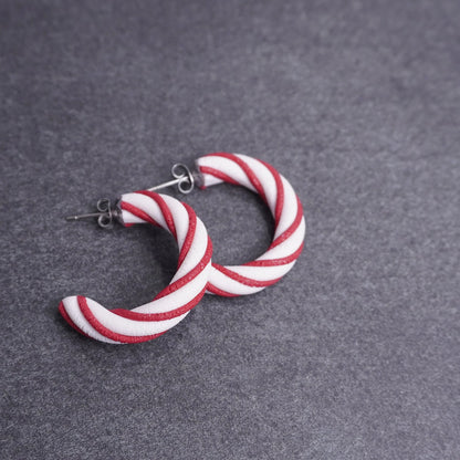 Kreisförmige Ohrringe (X-Mas)