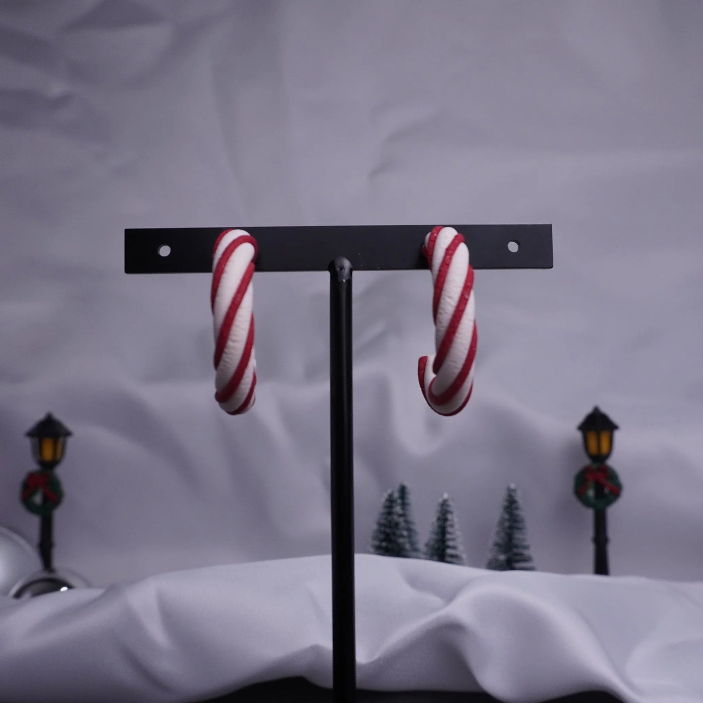 Kreisförmige Ohrringe (X-Mas)