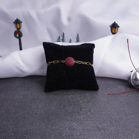 Mattes rundes Armband (X-Mas)