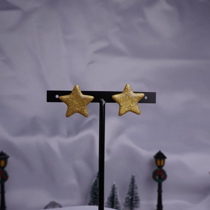 Sternförmige Ohrringe (X-Mas)