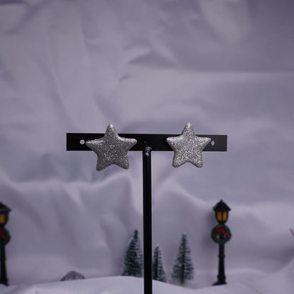 Sternförmige Ohrringe (X-Mas)